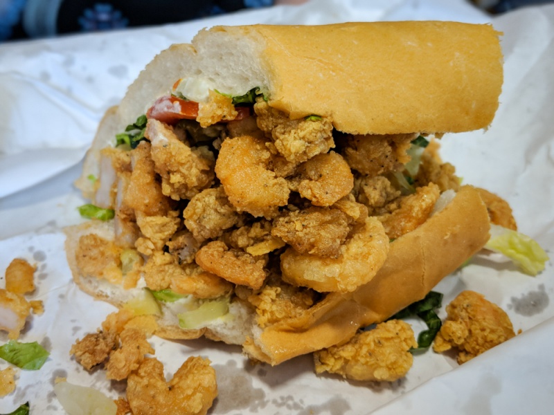What to Eat in New Orleans: Fried Shrimp Po-Boy