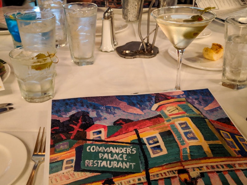 What to Eat in New Orleans: Commander's Palace Martini Lunch