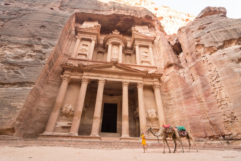 Best Bucket List Trips in the World: The Treasury at Petra, Jordan