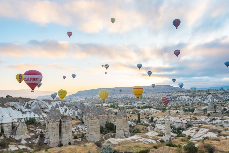Best Bucket List Trips in the World: Hot Air Baloons over Cappadocia, Turkey