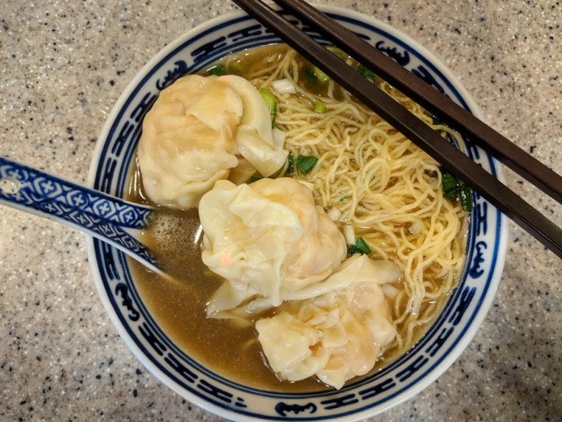 Things to do in Hong Kong: Dumpling Soup at Tsim Chai Kee Noodle House on Wellington Street