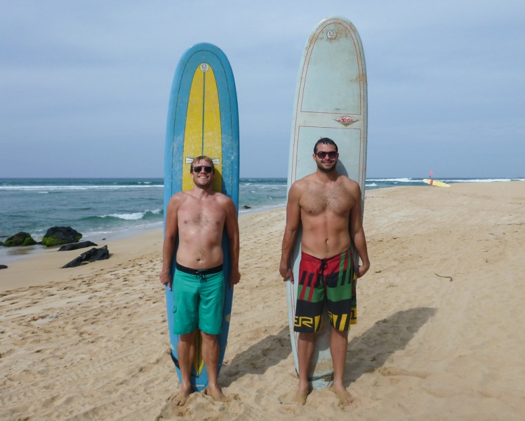 Things to do on the North Shore, Oahu, Hawaii: Surf at Chun's Reef