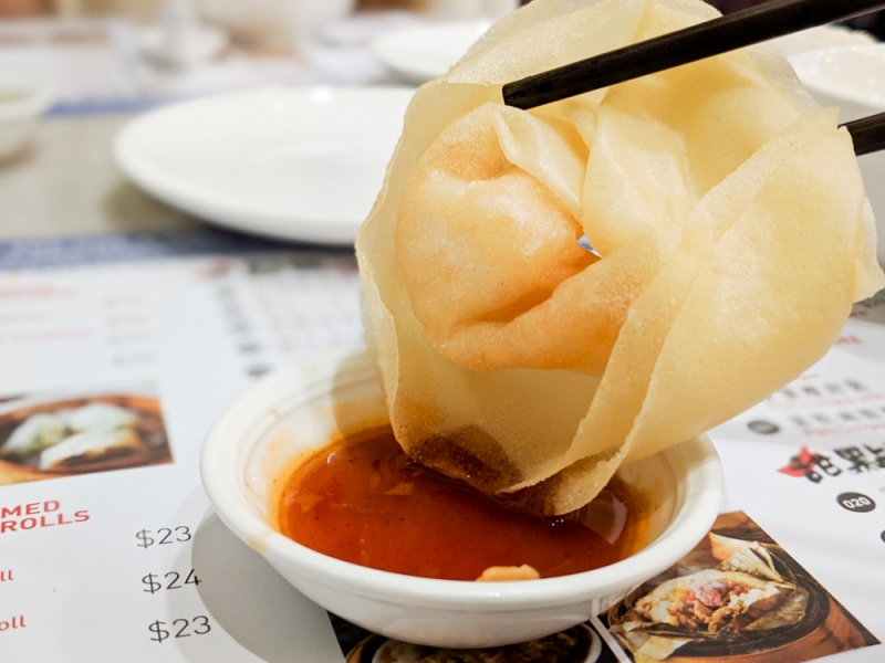 Best Cheap, Inexpensive Dim Sum Restaurants in Hong Kong: Deep Fried Shrimp Wontons at One Dim Sum, Mong Kok