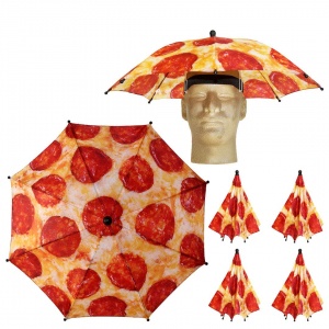What to Pack for a Trip to Portland Oregon: What to Wear in Portland: Pizza Print Rain Hat