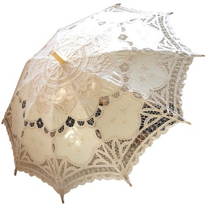 Angkor Wat Packing List: AEAOA Handmade Ivory Lace Parasol Umbrella