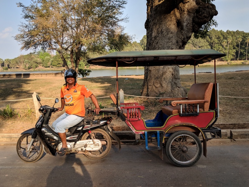 Angkor Wat Grand (Big) Circuit Tour: Choosing a Tuk Tuk