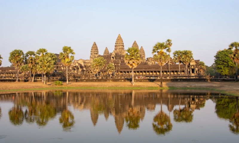 Angkor Wat Small Circuit Tour: Angkor Wat Reflection at Sunset