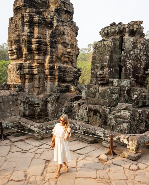 Small Circuit Tour of Angkor Wat: Bayon Temple