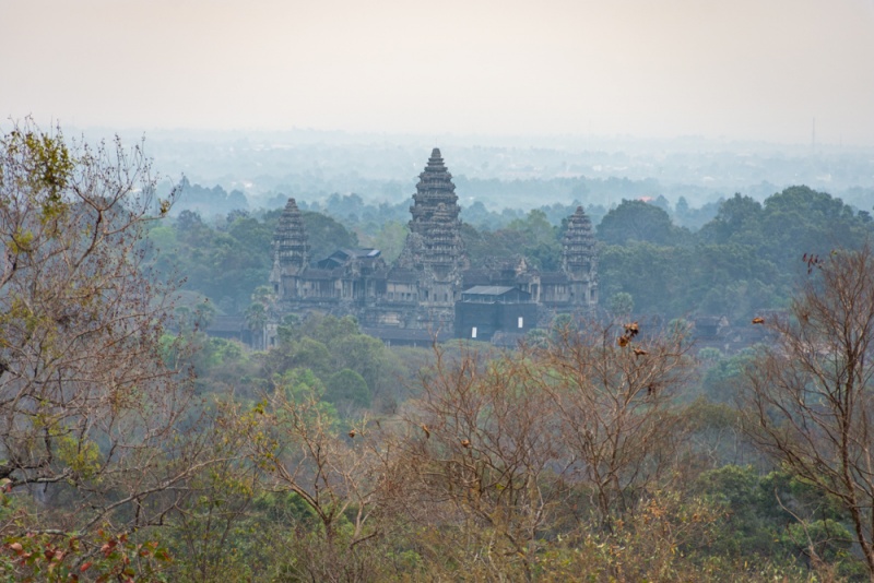 Small Circuit Tour of Angkor Wat: View of Angkor Wat from Phnom Bakheng