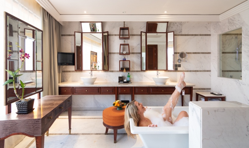 Best Hotel to Stay near Angkor Wat, Cambodia: Park Hyatt Siem Reap - Bathroom