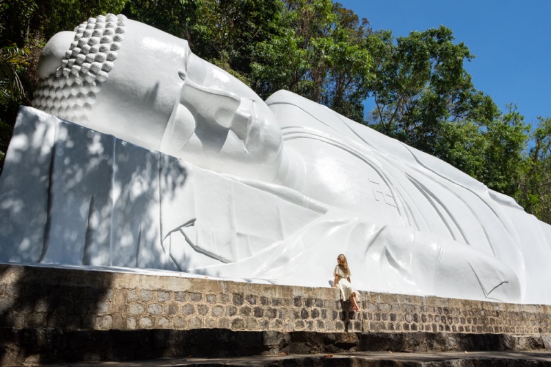 Best Things To Do in Mui Ne, Vietnam: Reclining Buddha on Ta Cu Mountain