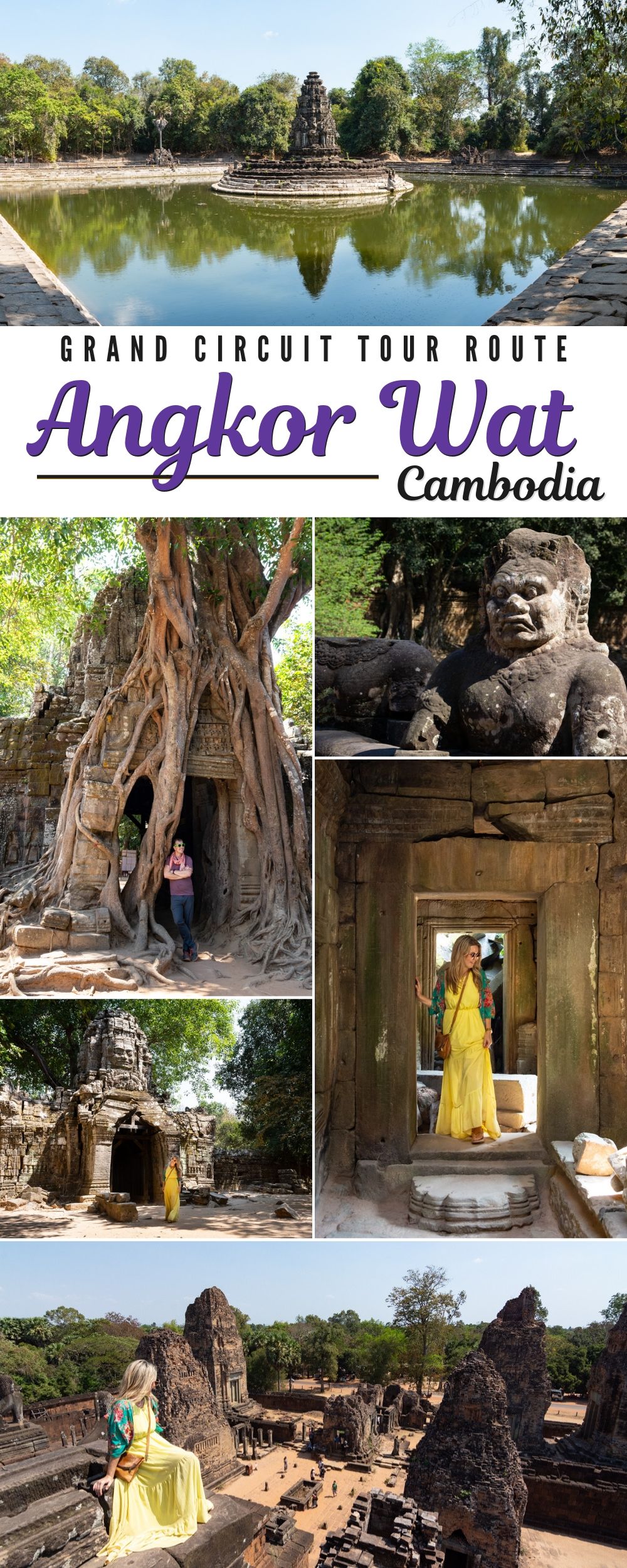 Angkor Wat Grand Circuit Tour Route