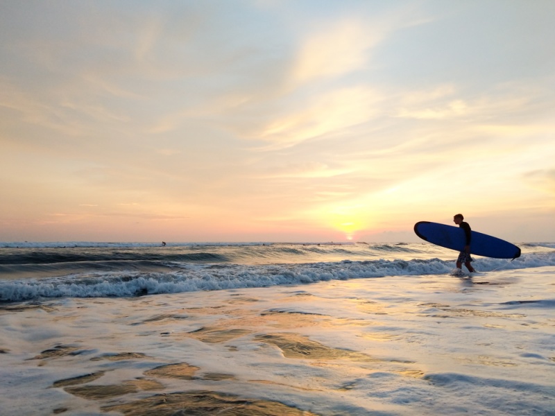 Best Things to do in Canggu, Bali: Watch Surfing at Batu Bolong Beach