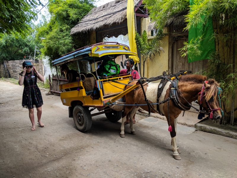 Best Things to do on the Gili Islands, Lombok, Indonesia: Horse Carriage