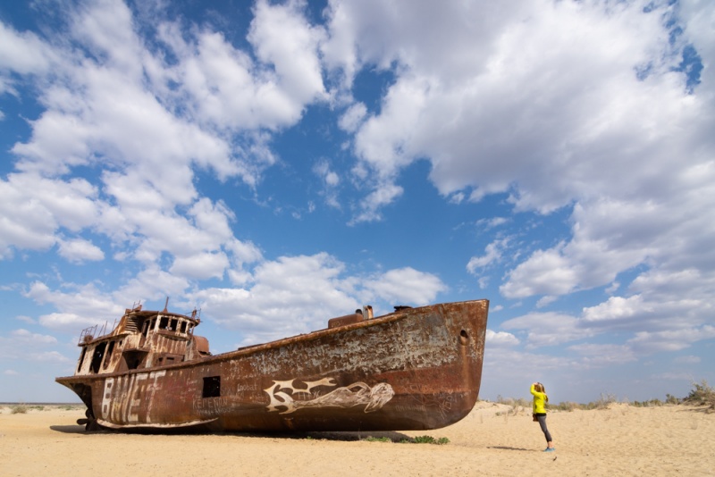 Muynak, Uzbekistan: Aral Sea Ship Graveyard