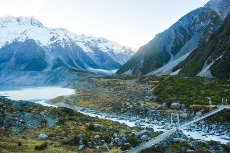 Best Things to do on New Zealand's South Island: Hooker Valley Track