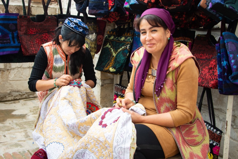 Shopping in Uzbekistan - What Souvenirs to Buy: Handmade Suzani