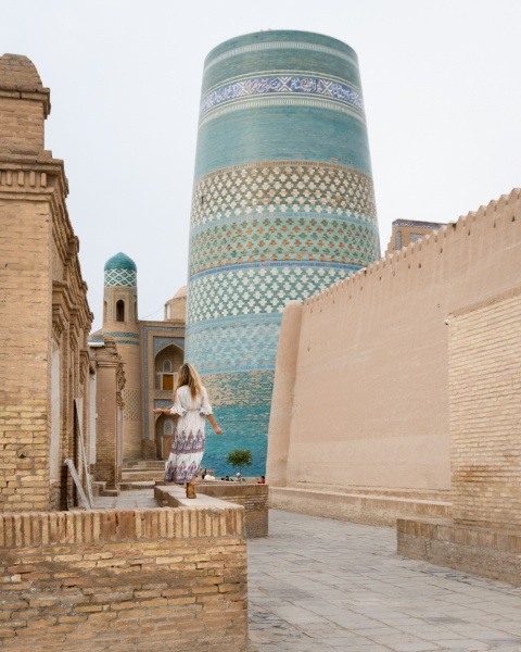 Best Places to Visit in Uzbekistan: Kalta Minor Minaret in Khiva