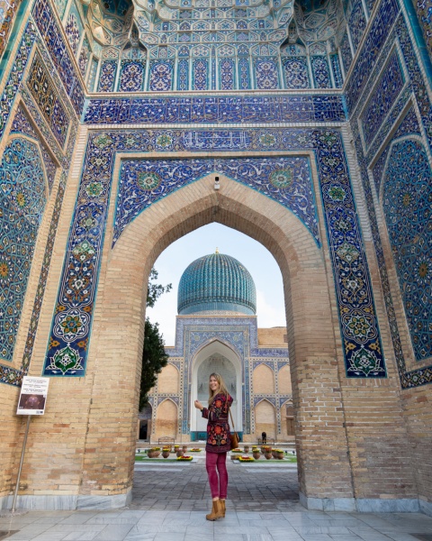 Best Places to Visit in Uzbekistan: Gur-e Amir Mausoleum in Samarkand