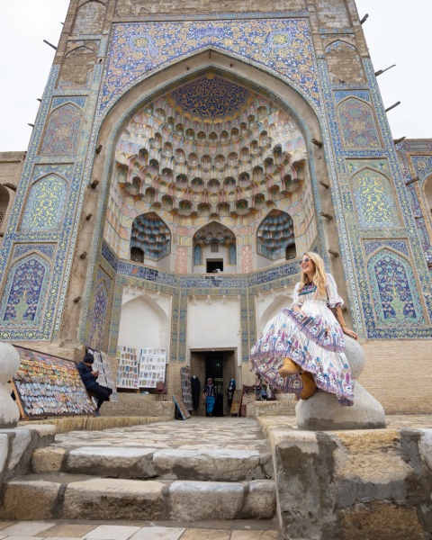 Best Things to Do in Uzbekistan: Abdulaziz Khan Madrasah in Bukhara
