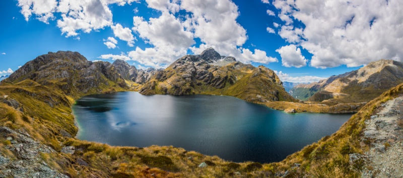 Best Things to do on New Zealand's South Island: Harris Lake on the Routeburn Track