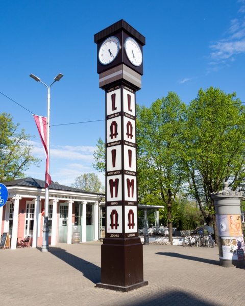 Top Sights in Riga, Latvia: Laima Clock