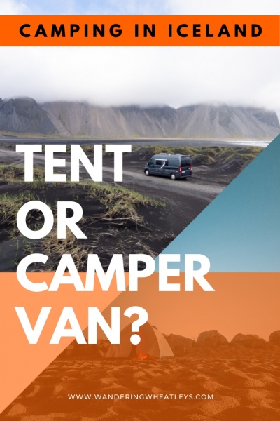 Camping in Iceland: Tent or Campervan?
