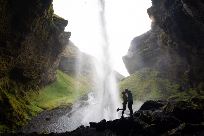 Golden Circle, Iceland: Kvernufoss Waterfall