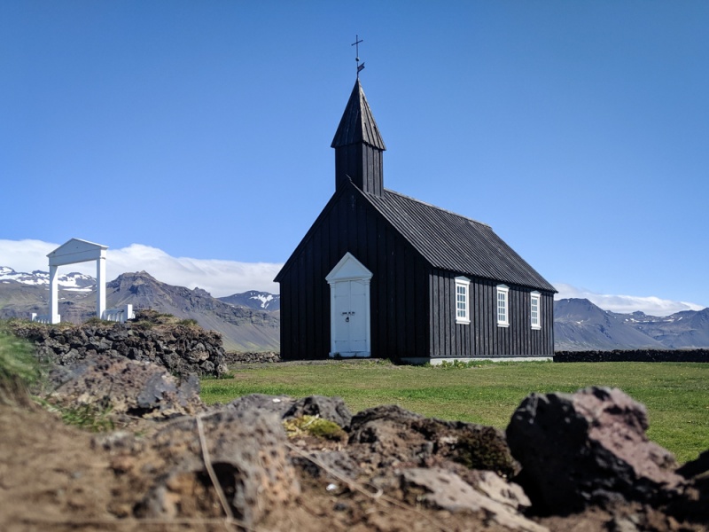 Snaefellsness Peninsula, Iceland: Budakirkja Black Church
