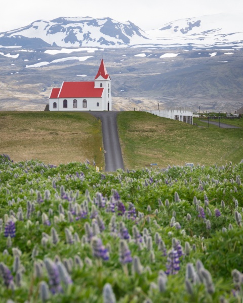 Snaefellsness Peninsula, Iceland: Ingjaldsholl Church