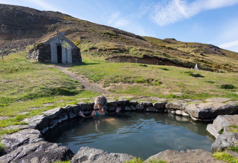 Two Weeks in Iceland: Gudrunarlaug Hot Spring