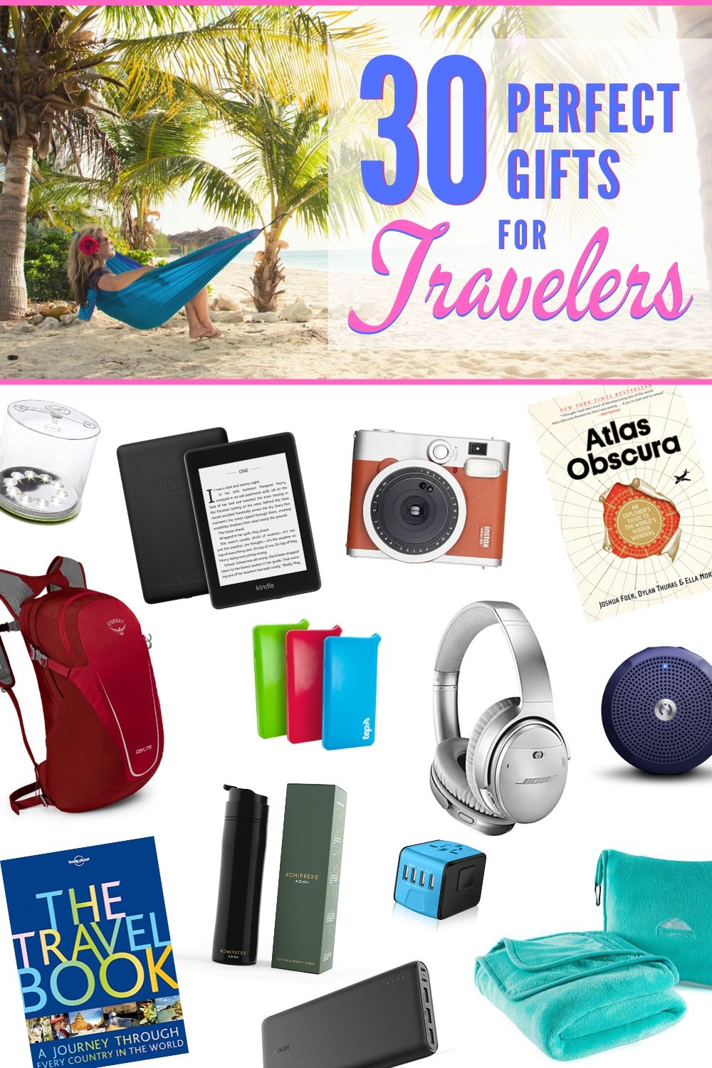 Travel-themed gifts for adventure seekers