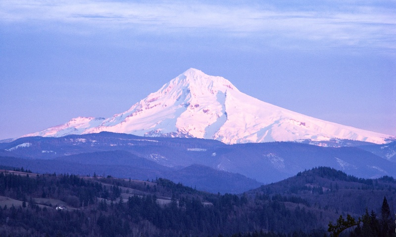 Best Things to do in Hood River, Oregon: Mt Hood at Sunset