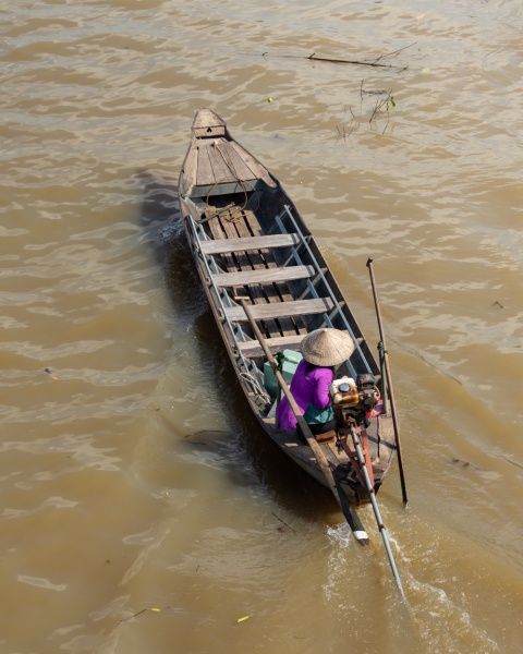 Cai Be Floating Market: Mekong Delta, Vietnam