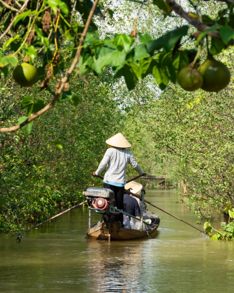 Mekong Delta Tour: Row Boat in Cai Be, Vietnam