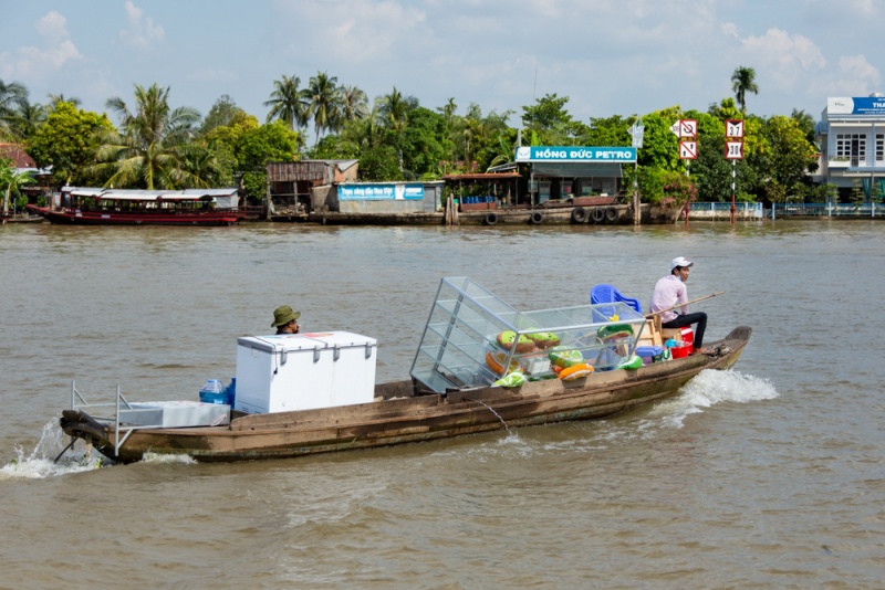 Mekong Floating Market, Cai Be, Vietnam