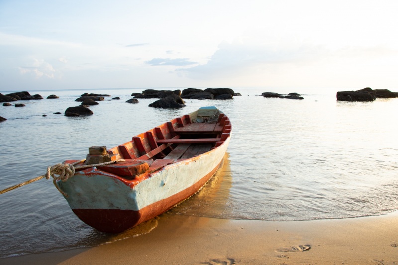Top Things to See on Phu Quoc: Fishing Boat on the Beach
