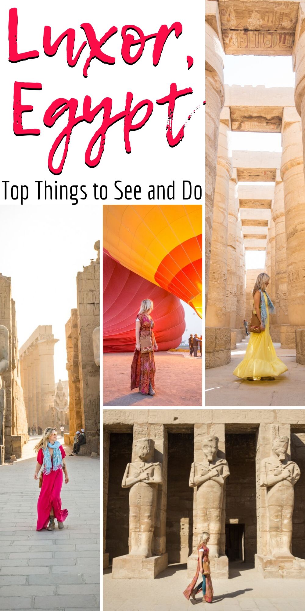 Top Things to See and Do in Luxor, Egypt on Pinterest