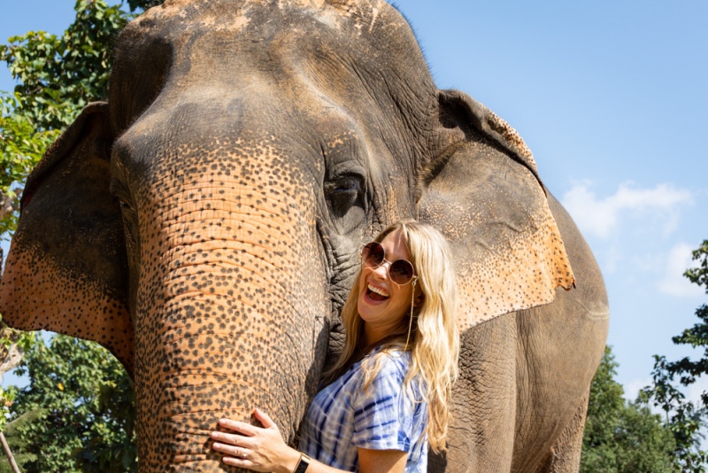 Where to Feed & Bathe Elephants in Chiang Mai, Thailand: Maerim Elephant Sanctuary