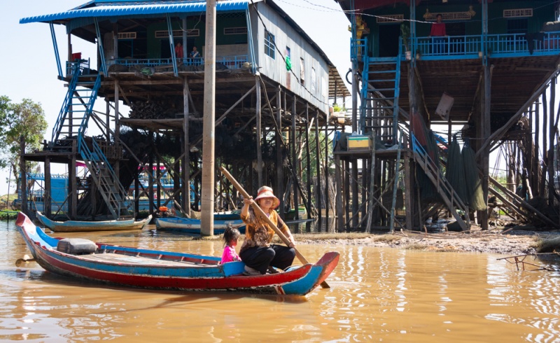 Kampong Phluk Floating Village, Siem Reap, Cambodia