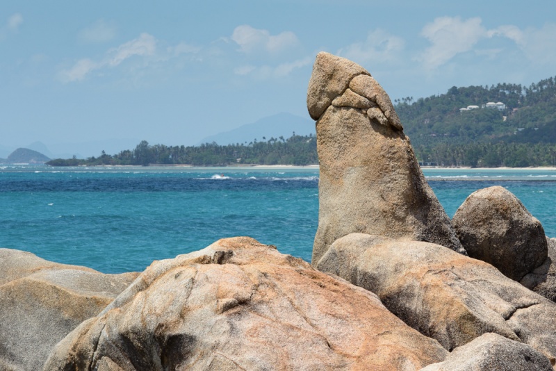 What to do on Koh Samui, Thailand: Hin Ta (Grandfather Rock) on Lamai Beach