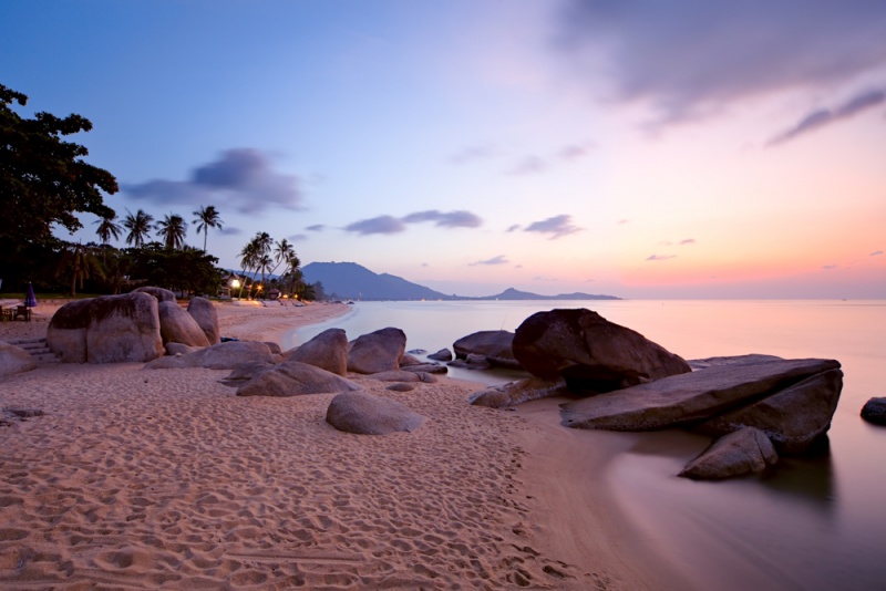 What to do on Koh Samui, Thailand: Lamai Beach at Sunrise