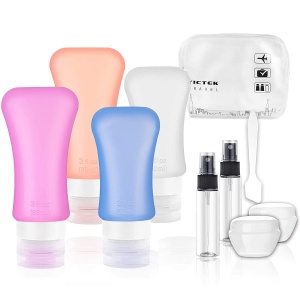 Best Travel Beauty Products: Refillable Travel Size Bottles