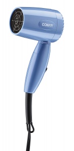 Best Travel Beauty Products: Travel Hair Dryer by Conair