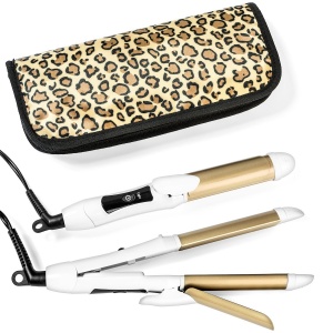 Essential Travel Beauty Products: 2-in-1 Flat Iron & Curling Iron
