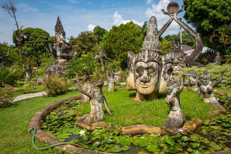 Best Places to Visit in Laos: Vientiane (Buddha Park)