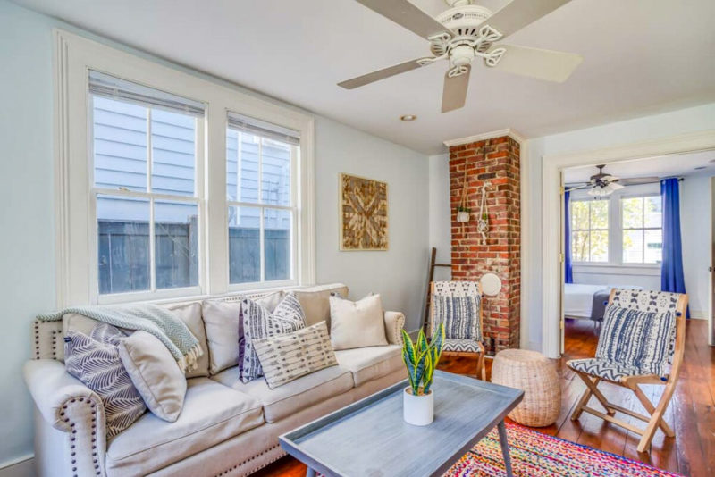 Coolest Airbnbs in Charleston, South Carolina: Beachy King Street Home