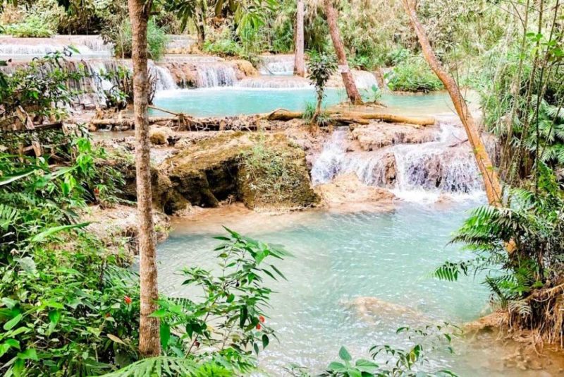 How to Visit Kuang Si Waterfall, Luang Prabang, Laos