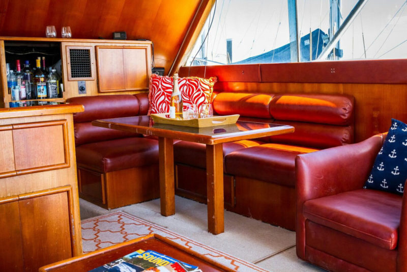 Savannah Airbnbs: Reel Blues Boat Vacation Rental