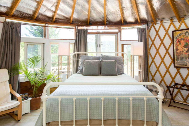 Best Airbnbs in Asheville, North Carolina: Glamping Yurt